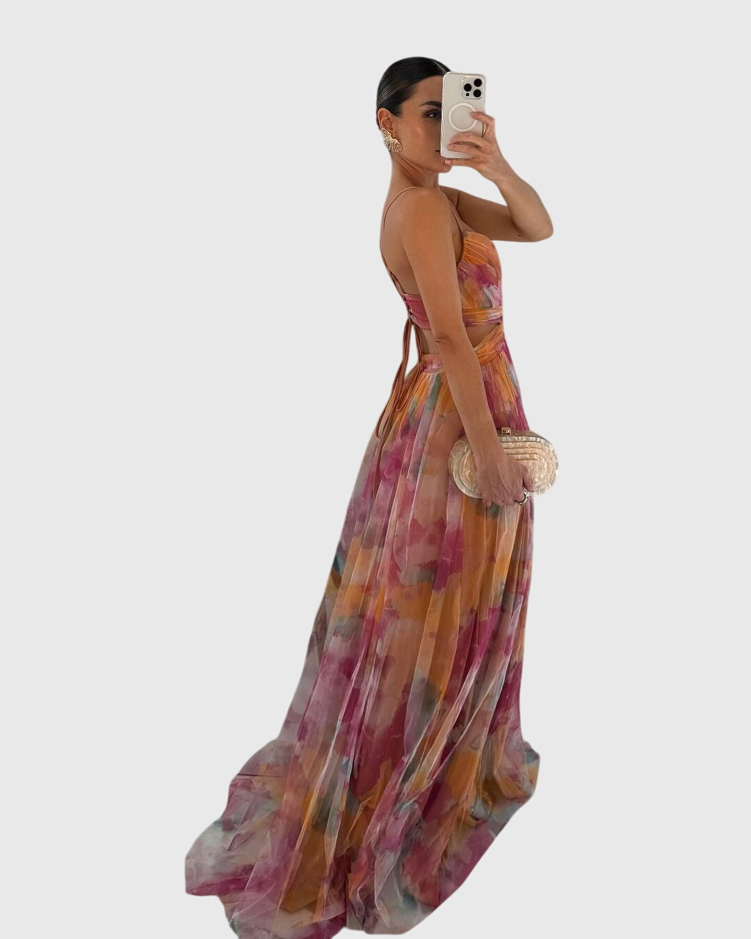 Giselle™ | Robe longue fleurie
