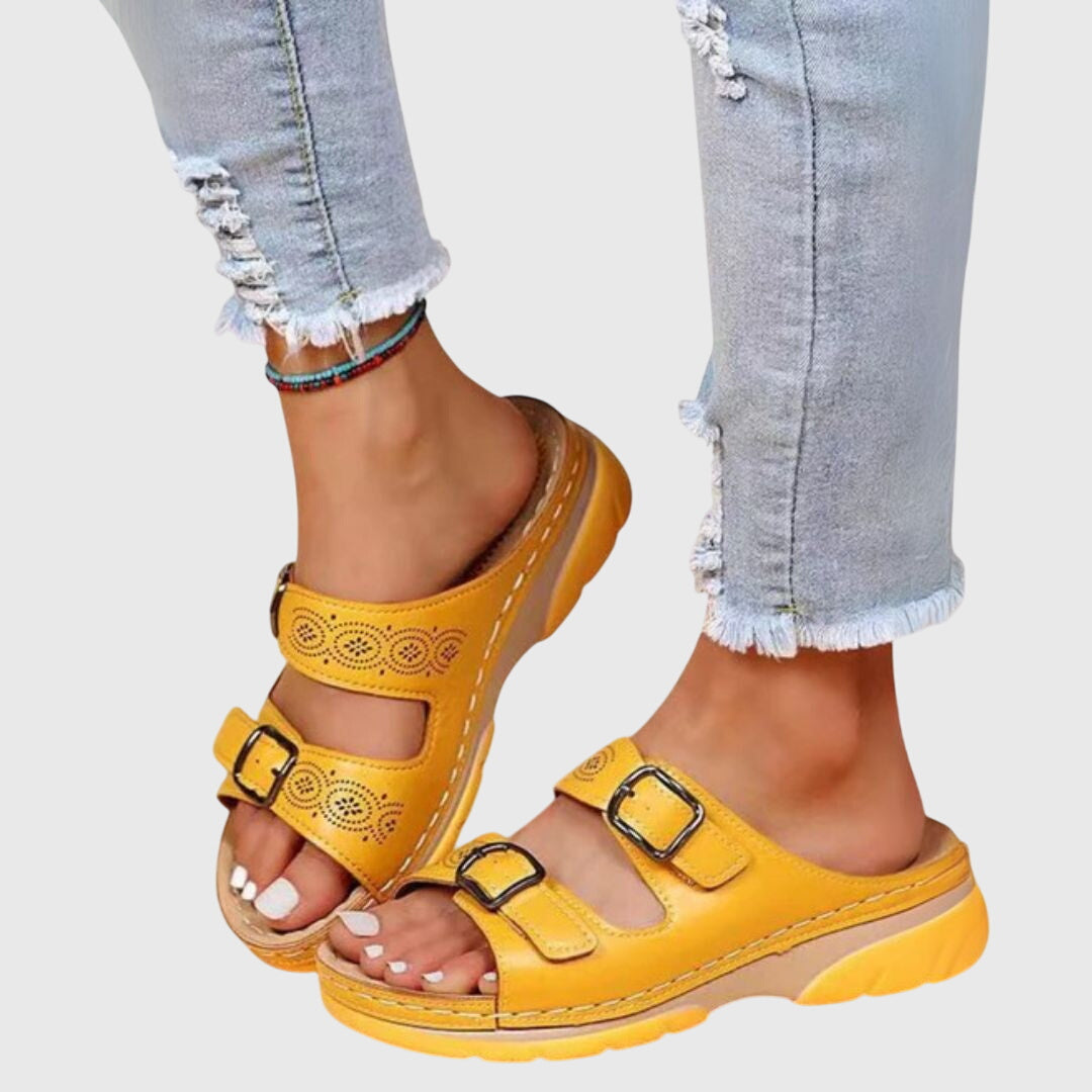 Diora™ | Sandales orthopédiques en cuir