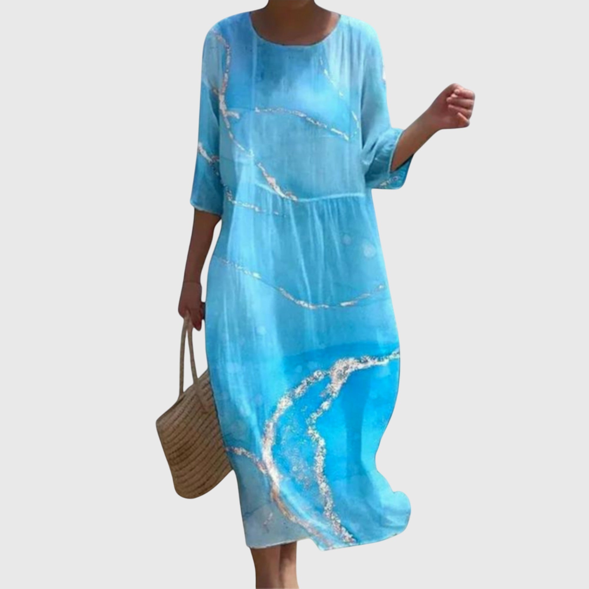 Hayley™ | Robe longue fleurie élégante