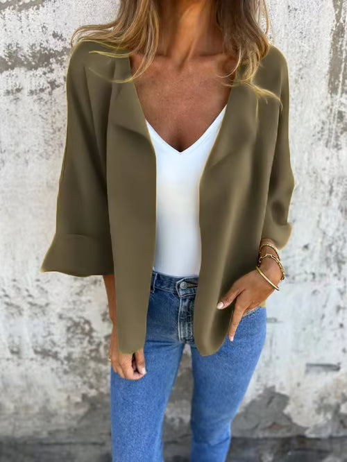 Alessia™ | Bold Open-Front Blazer