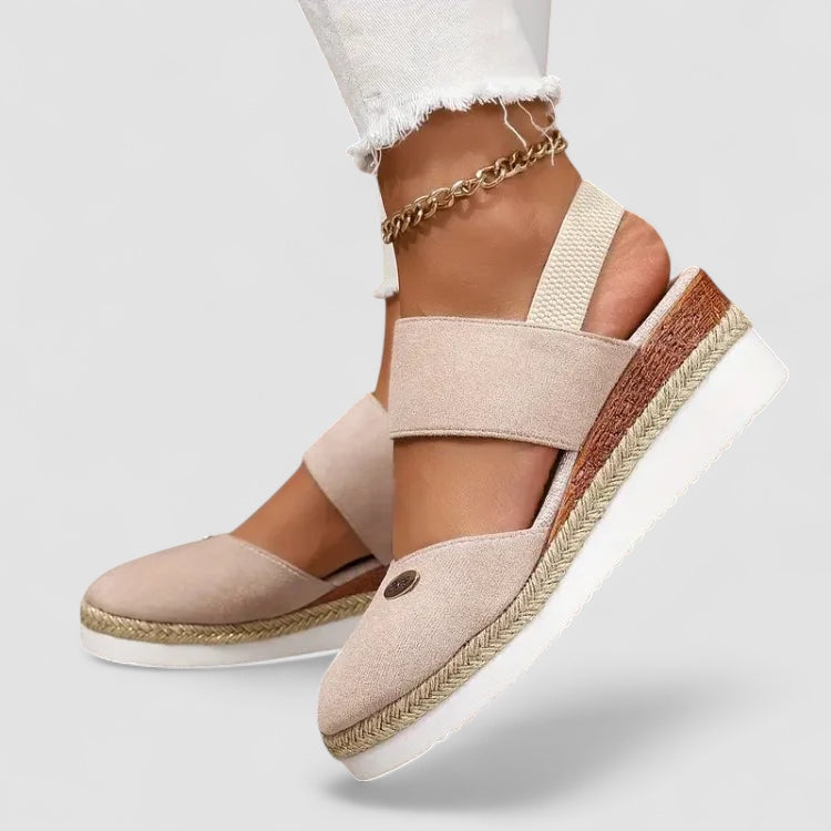 Antonia™ | Orthopedic Platform Sandals – Breathable & Supportive