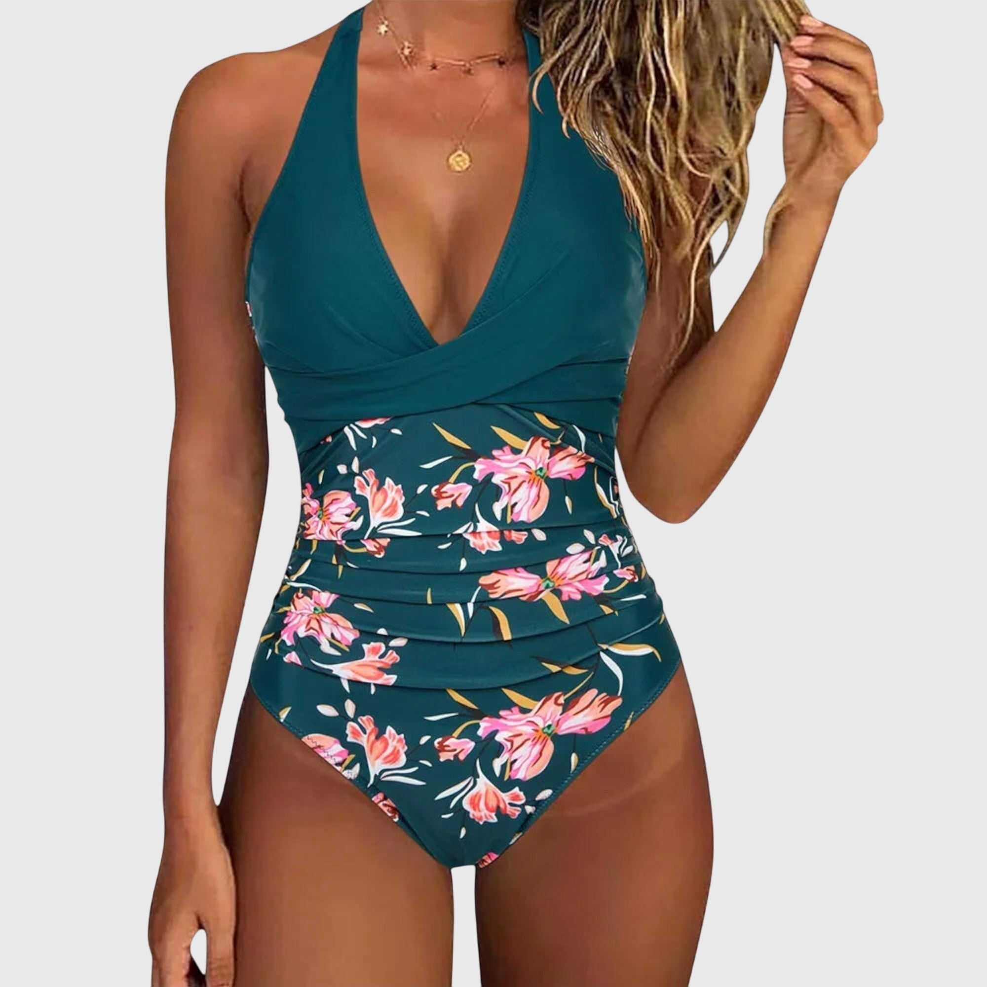Florence™ | Maillot de bain élégant pour femme avec col en V