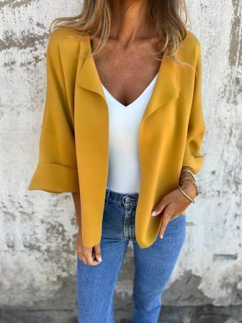 Alessia™ | Bold Open-Front Blazer