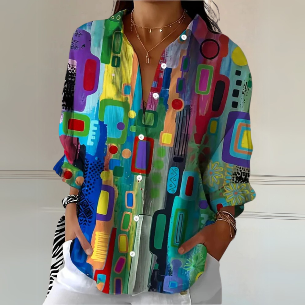 Amélie | Refined Pattern Blouse