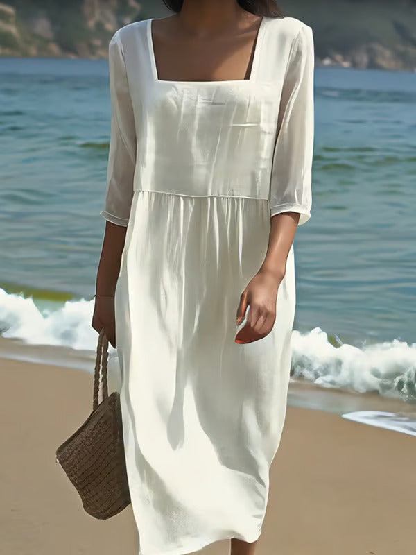 Lunelle™ | Effortless Linen Dress
