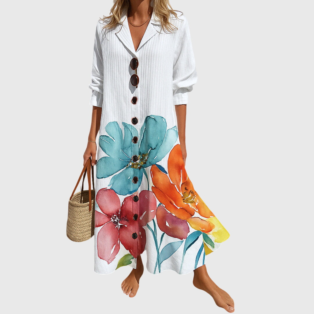 Jasmine™ | Robe amincissante élégante