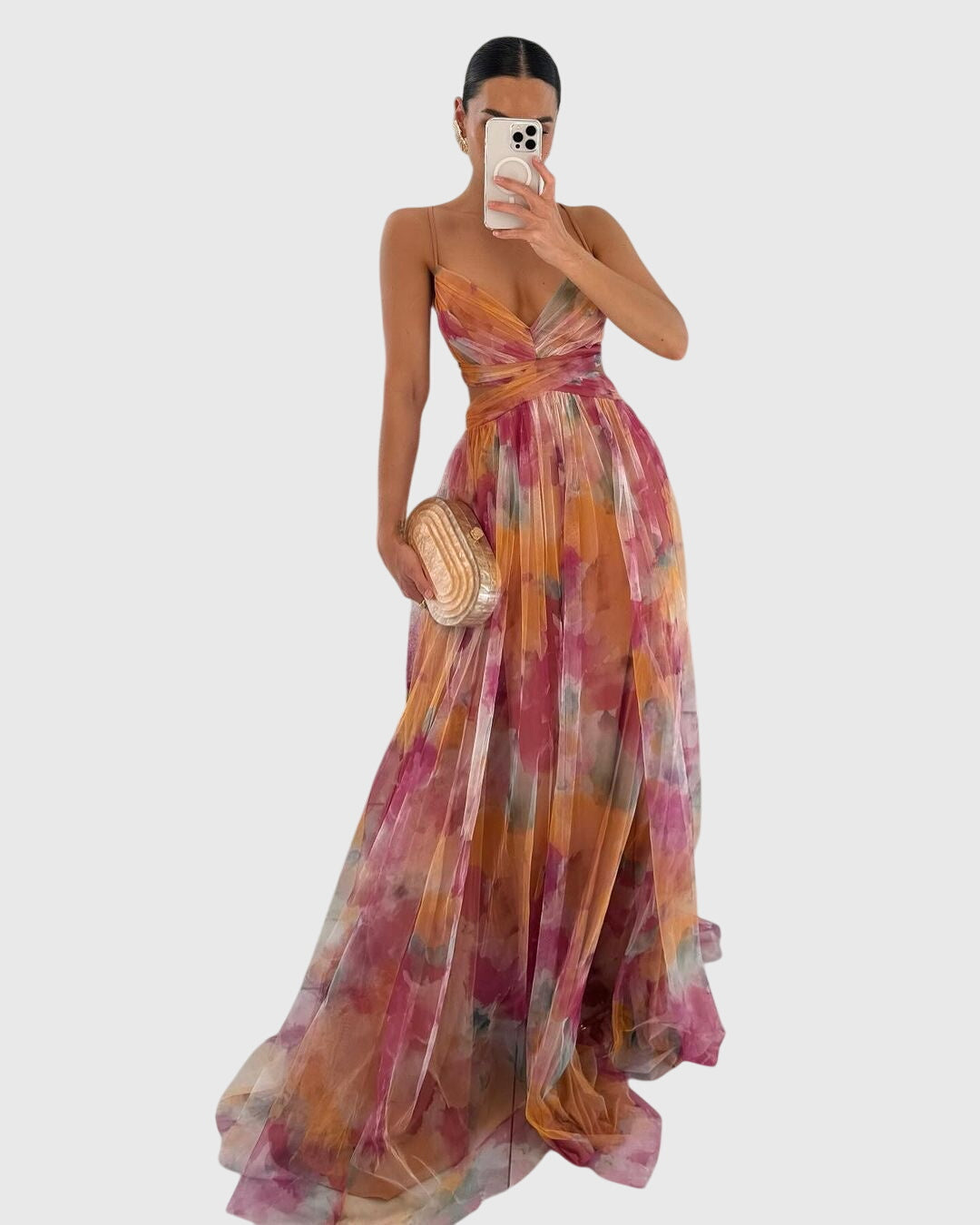 Giselle™ | Robe longue fleurie