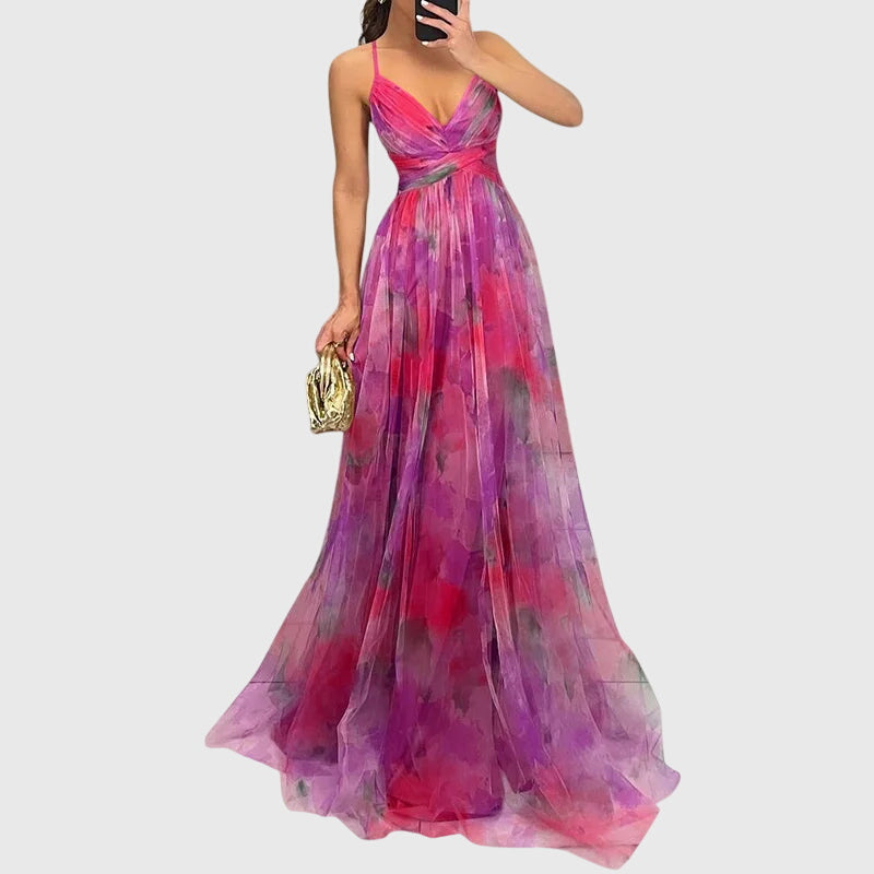 Giselle™ | Robe longue fleurie