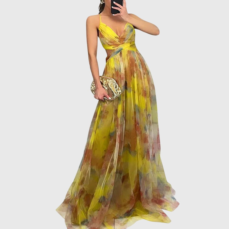 Giselle™ | Robe longue fleurie