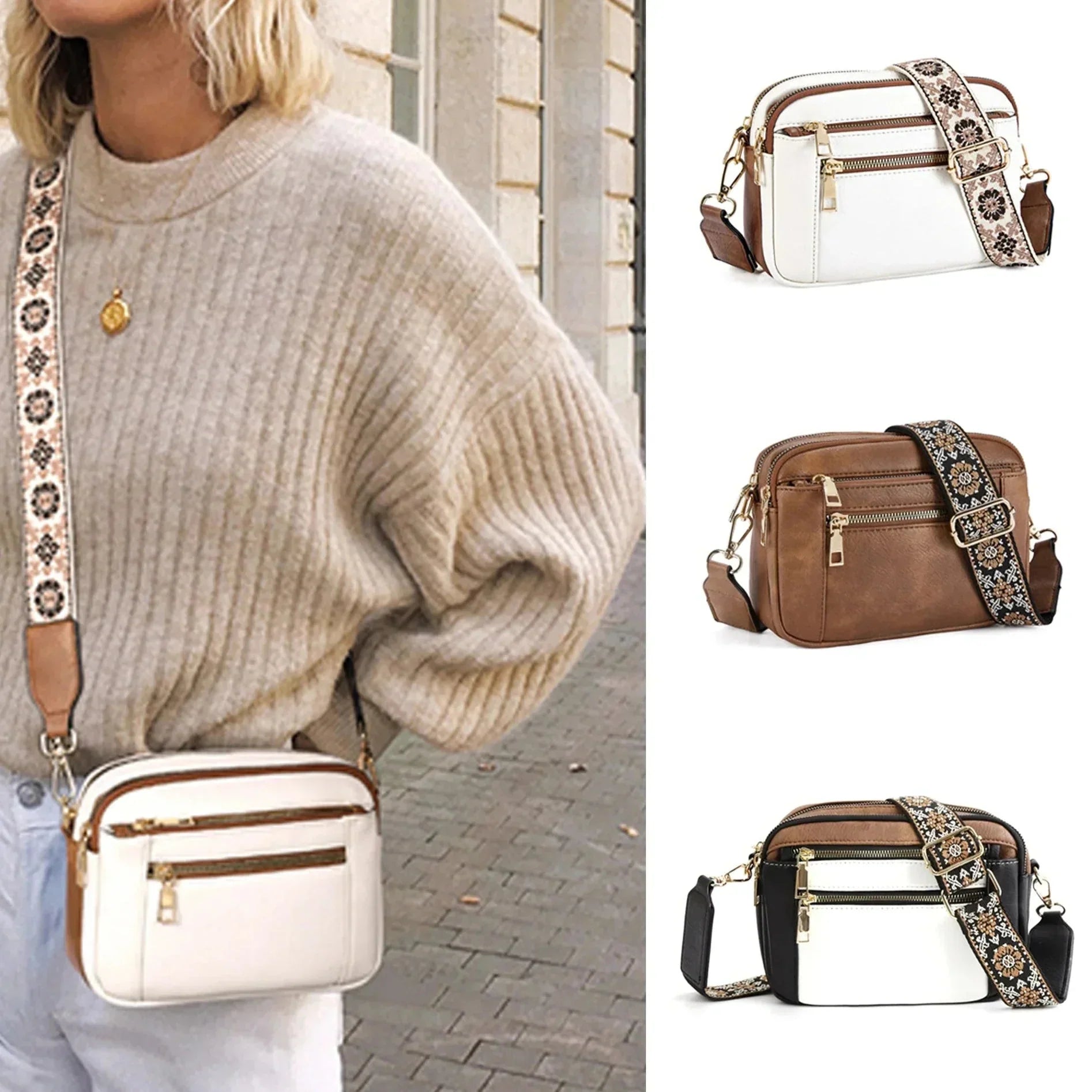 Nylah™ | Crossbody Colorful Straps