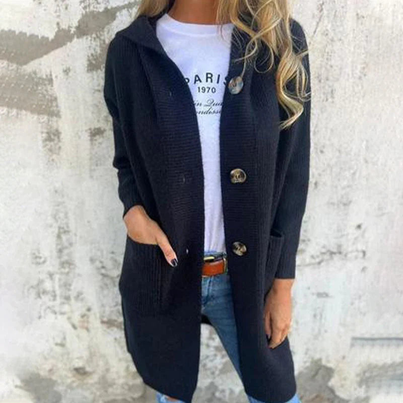 Carmila™ | Cozy Hooded Knit Cardigan
