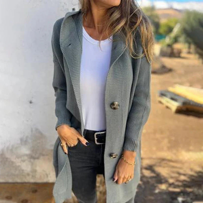 Carmila™ | Cozy Hooded Knit Cardigan