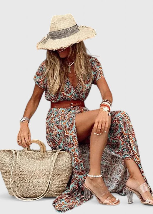 Lorraine™ | Robe longue bohème élégante