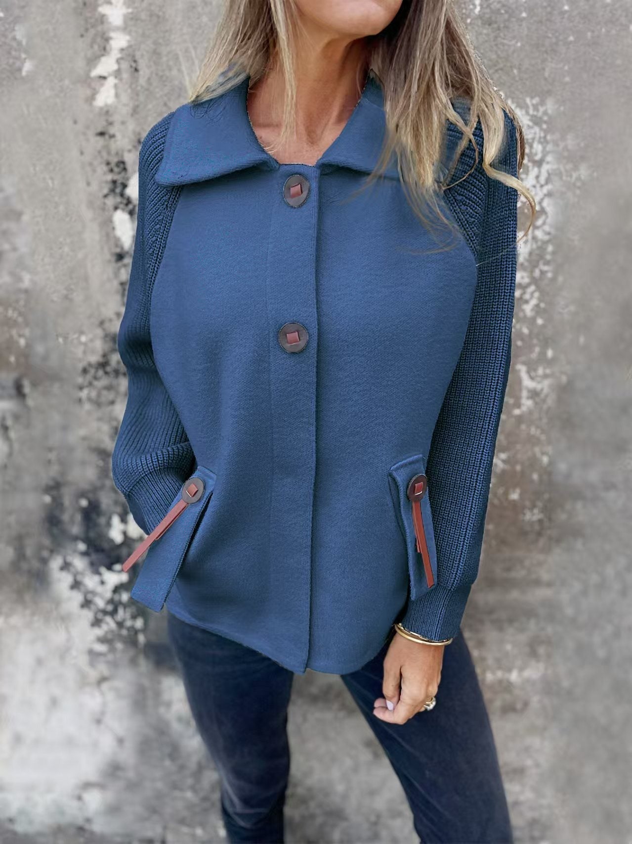 Aveline™ | Classic Button Knit Jacket