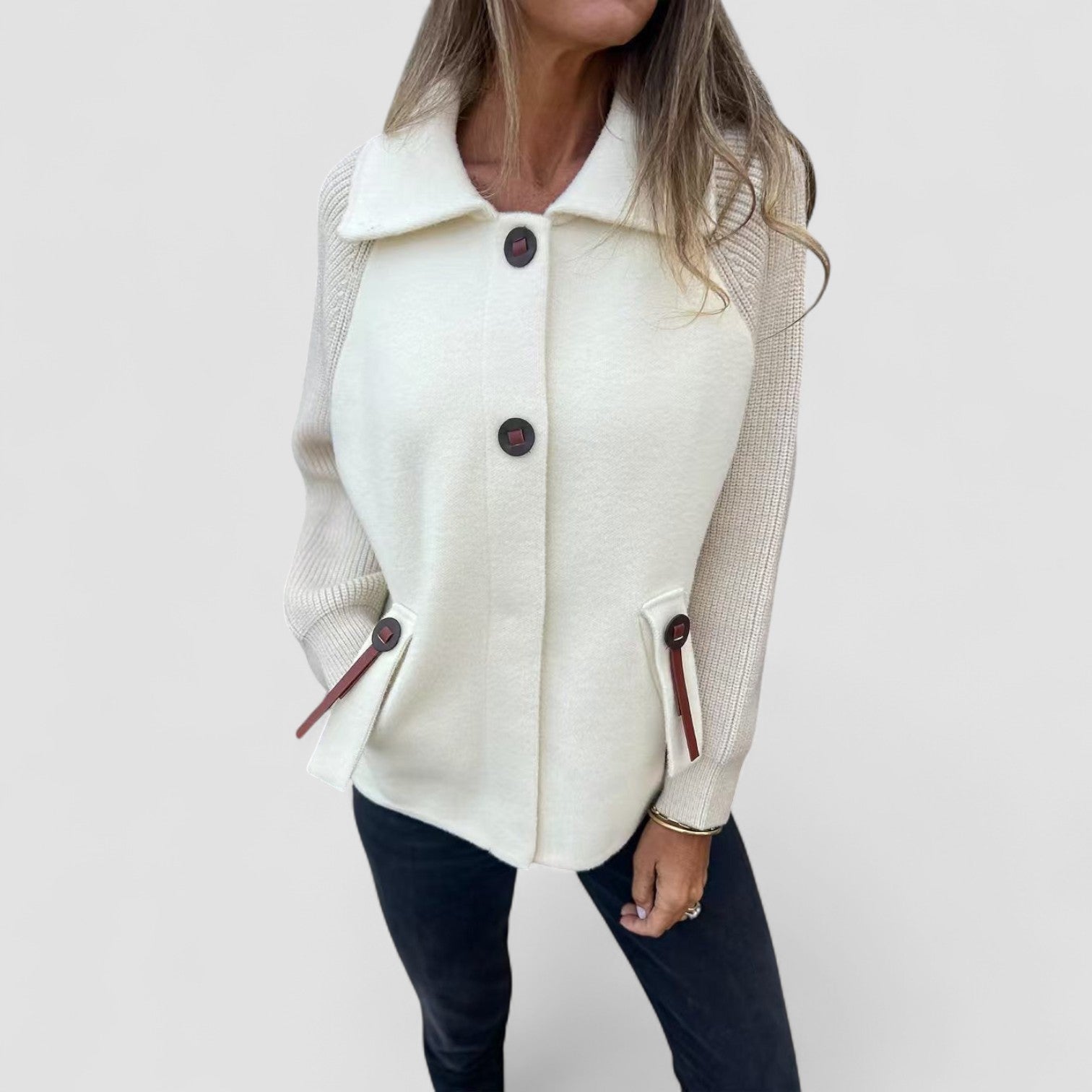 Aveline™ | Classic Button Knit Jacket