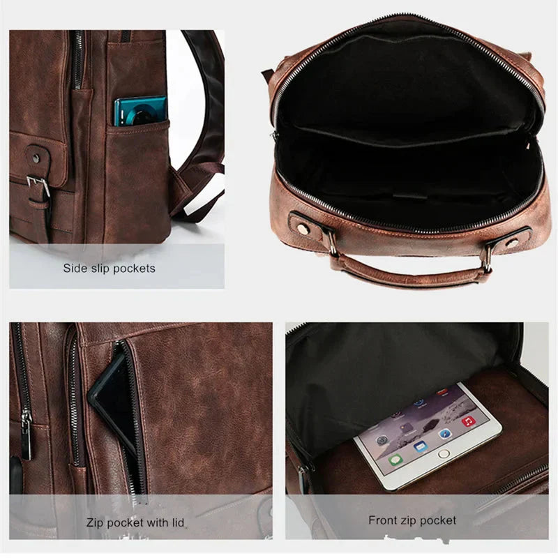 London™ | Leather Backpack