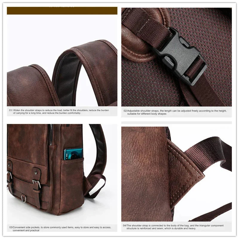 London™ | Leather Backpack
