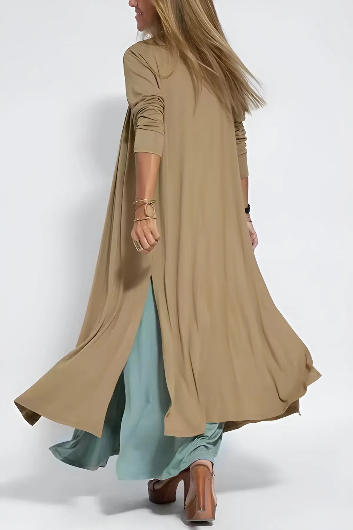 Marcella™ | Elegant Long Dress + FREE Cardigan