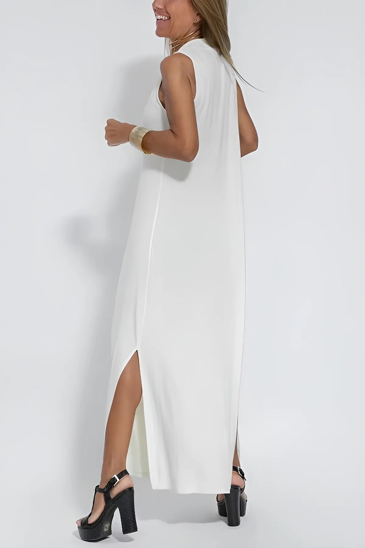 Marcella™ | Elegant Long Dress + FREE Cardigan