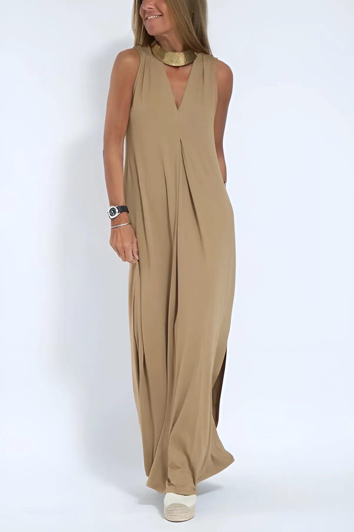 Marcella™ | Elegant Long Dress + FREE Cardigan