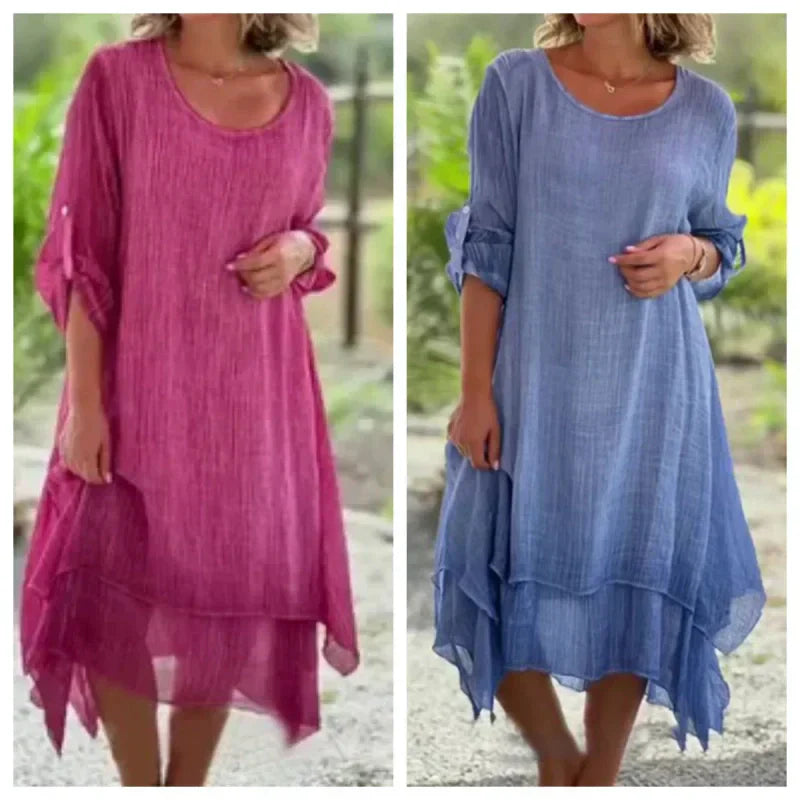 Melina™ | Elegant Relaxed Fit Dress