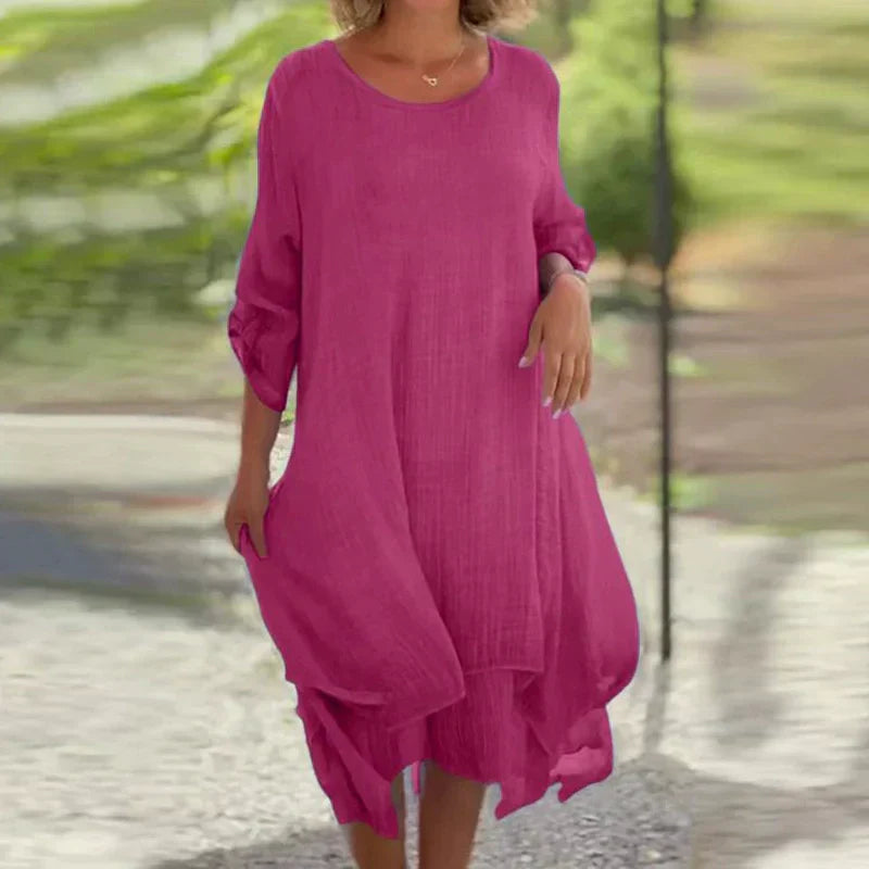 Melina™ | Elegant Relaxed Fit Dress