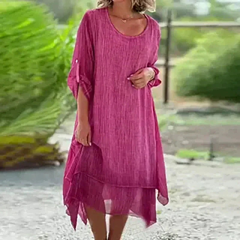 Melina™ | Elegant Relaxed Fit Dress