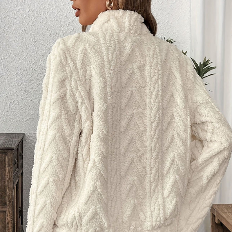 Lisbeth | Soft Half-Zip Fleece Sweater
