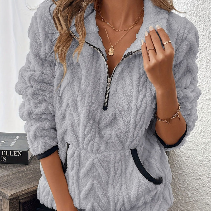 Lisbeth | Soft Half-Zip Fleece Sweater